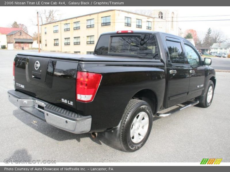 Galaxy Black / Graphite/Titanium 2006 Nissan Titan LE Crew Cab 4x4