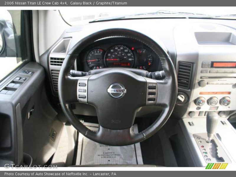  2006 Titan LE Crew Cab 4x4 Steering Wheel