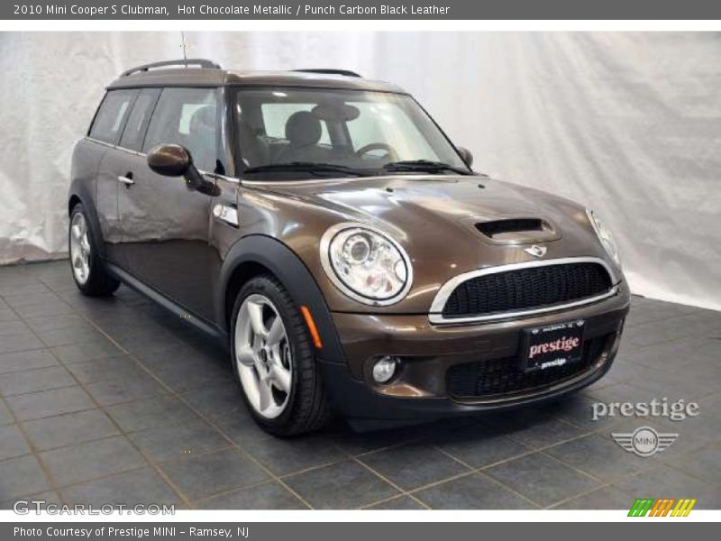 Hot Chocolate Metallic / Punch Carbon Black Leather 2010 Mini Cooper S Clubman