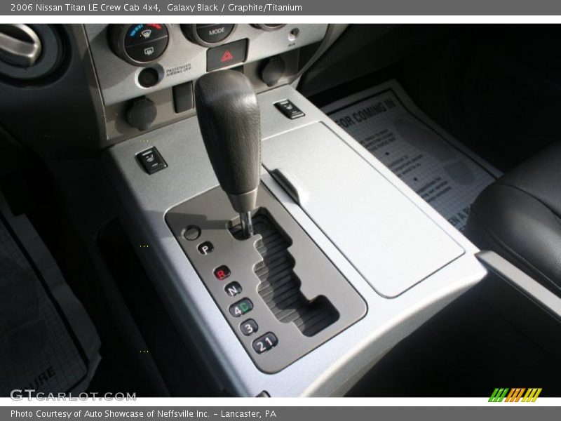  2006 Titan LE Crew Cab 4x4 5 Speed Automatic Shifter