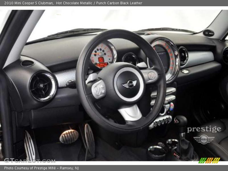 Hot Chocolate Metallic / Punch Carbon Black Leather 2010 Mini Cooper S Clubman