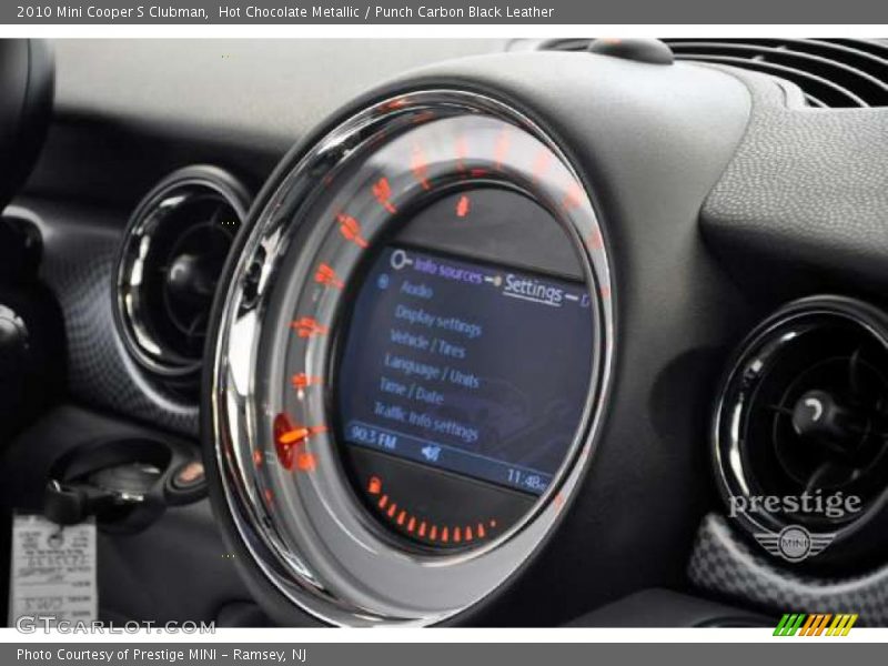 Hot Chocolate Metallic / Punch Carbon Black Leather 2010 Mini Cooper S Clubman
