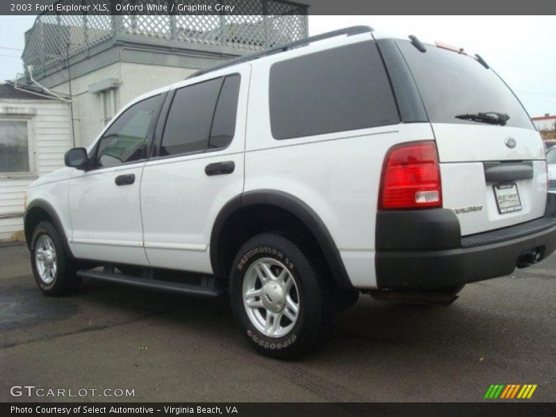Oxford White / Graphite Grey 2003 Ford Explorer XLS