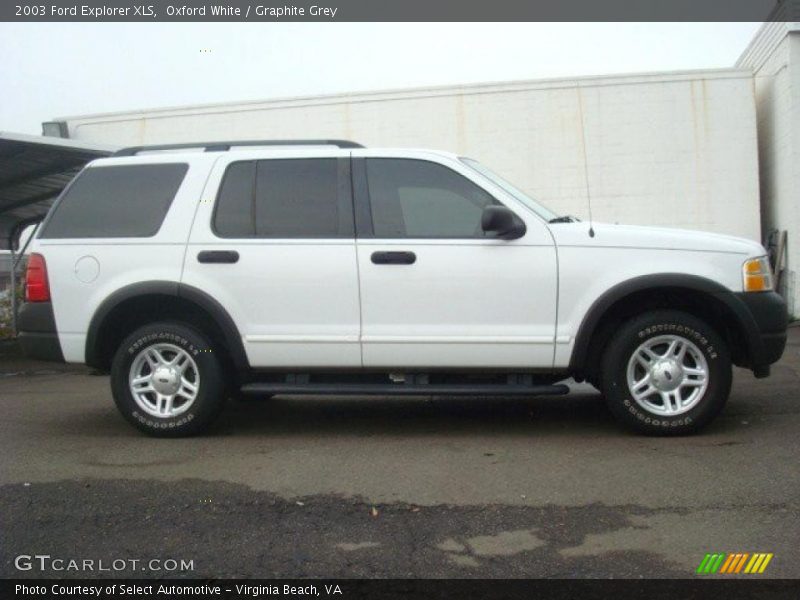 Oxford White / Graphite Grey 2003 Ford Explorer XLS