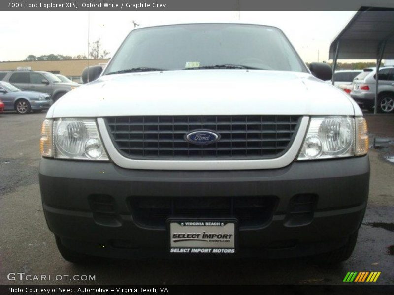 Oxford White / Graphite Grey 2003 Ford Explorer XLS