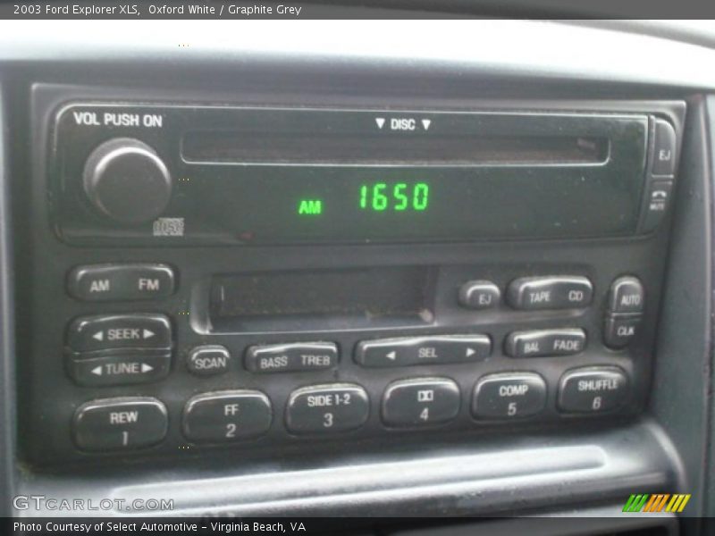 Oxford White / Graphite Grey 2003 Ford Explorer XLS
