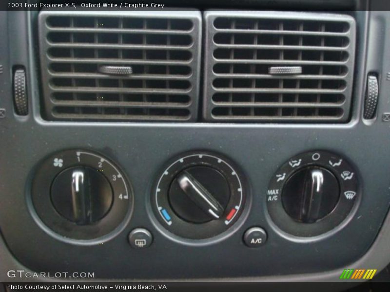 Oxford White / Graphite Grey 2003 Ford Explorer XLS