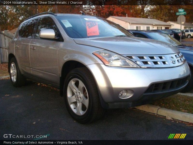 Sheer Silver Metallic / Charcoal 2004 Nissan Murano SL