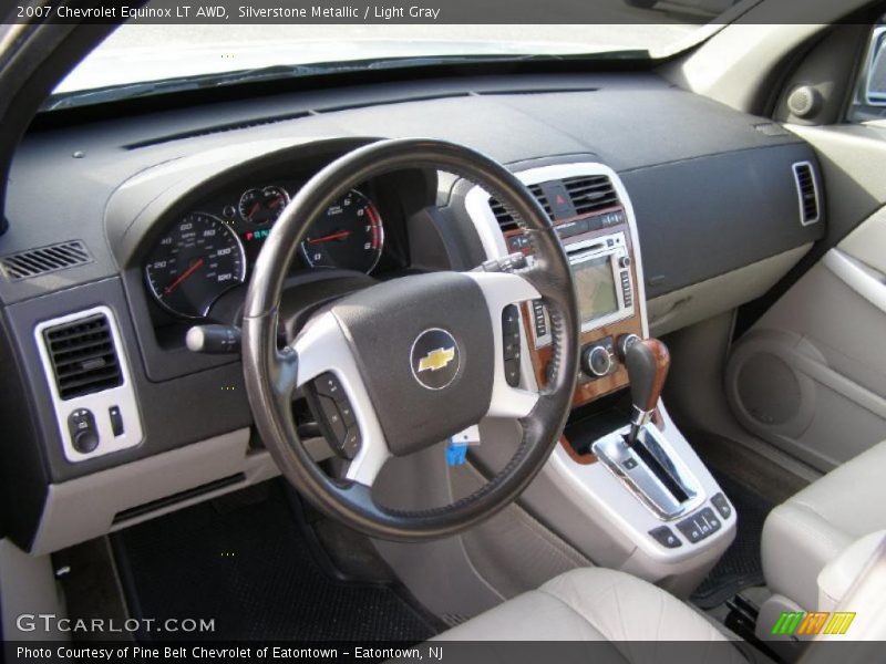 Silverstone Metallic / Light Gray 2007 Chevrolet Equinox LT AWD