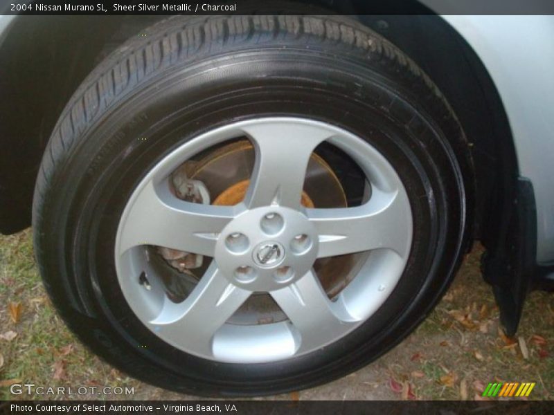 Sheer Silver Metallic / Charcoal 2004 Nissan Murano SL