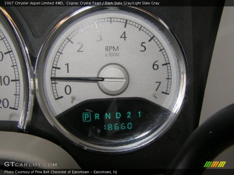 Cognac Crystal Pearl / Dark Slate Gray/Light Slate Gray 2007 Chrysler Aspen Limited 4WD