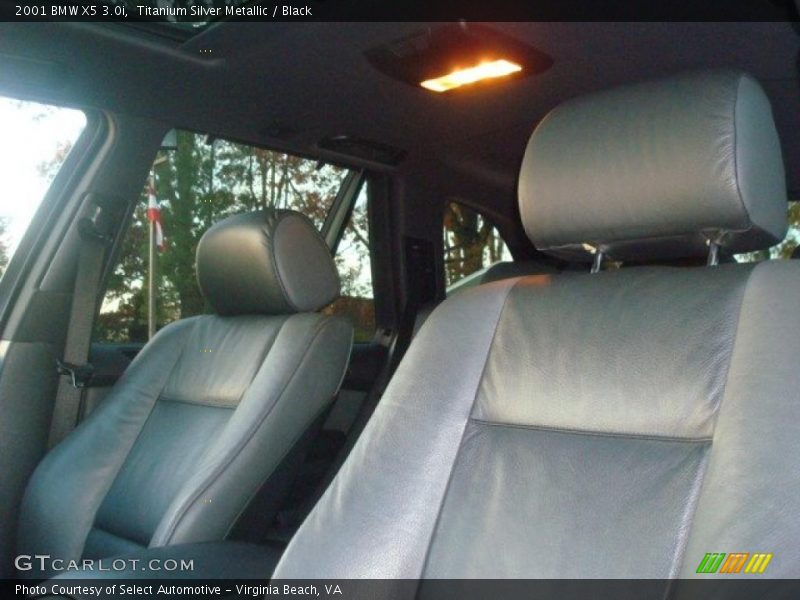 Titanium Silver Metallic / Black 2001 BMW X5 3.0i