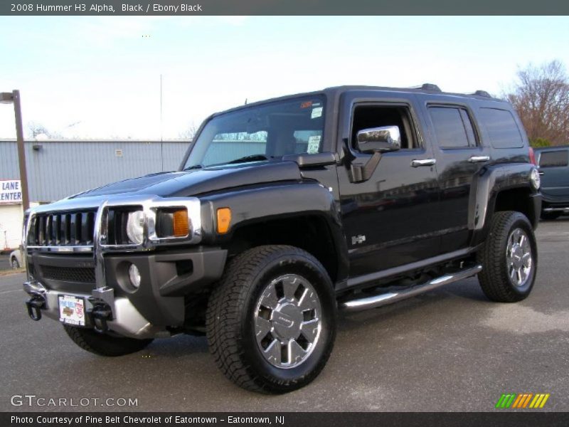 Black / Ebony Black 2008 Hummer H3 Alpha