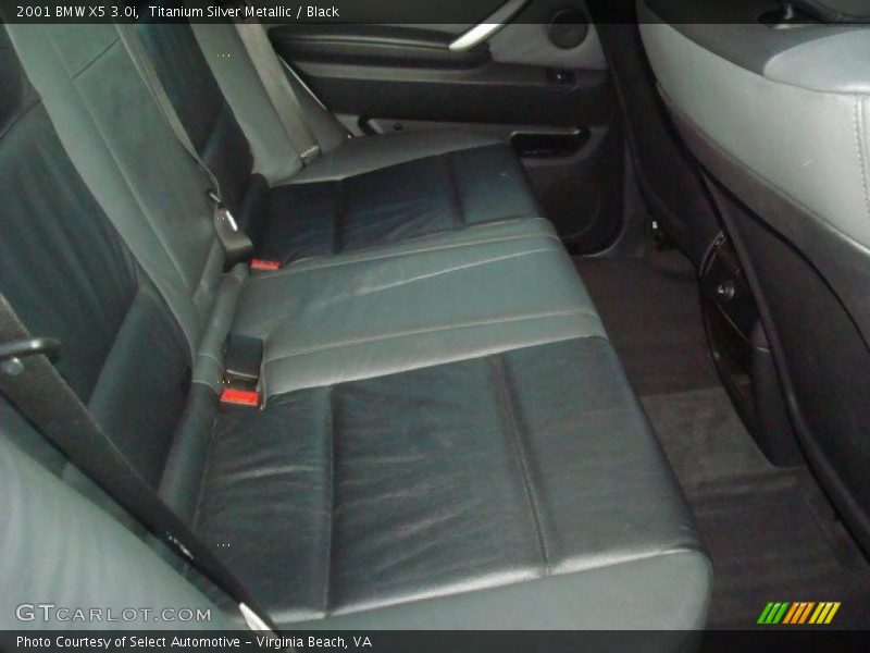 Titanium Silver Metallic / Black 2001 BMW X5 3.0i