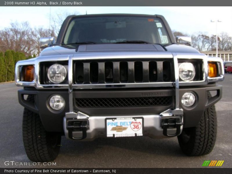 Black / Ebony Black 2008 Hummer H3 Alpha