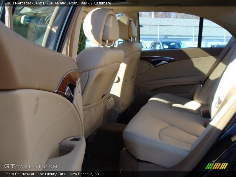 Black / Cashmere 2008 Mercedes-Benz E 350 4Matic Sedan