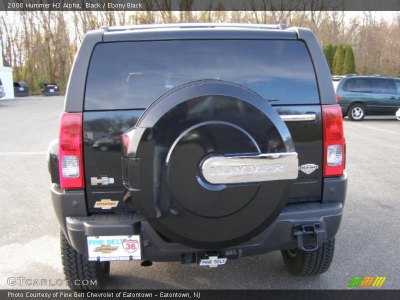 Black / Ebony Black 2008 Hummer H3 Alpha