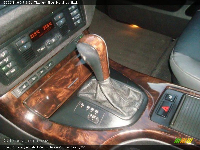 Titanium Silver Metallic / Black 2001 BMW X5 3.0i