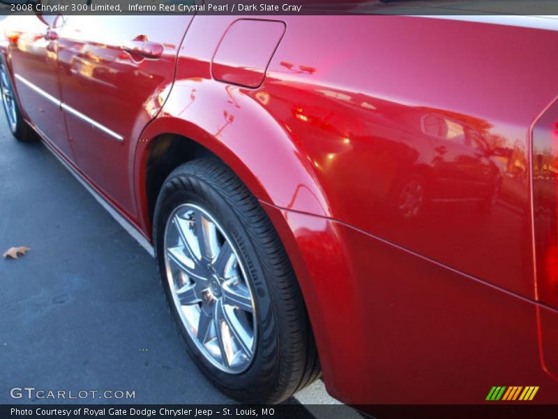 Inferno Red Crystal Pearl / Dark Slate Gray 2008 Chrysler 300 Limited