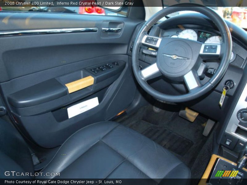 Inferno Red Crystal Pearl / Dark Slate Gray 2008 Chrysler 300 Limited