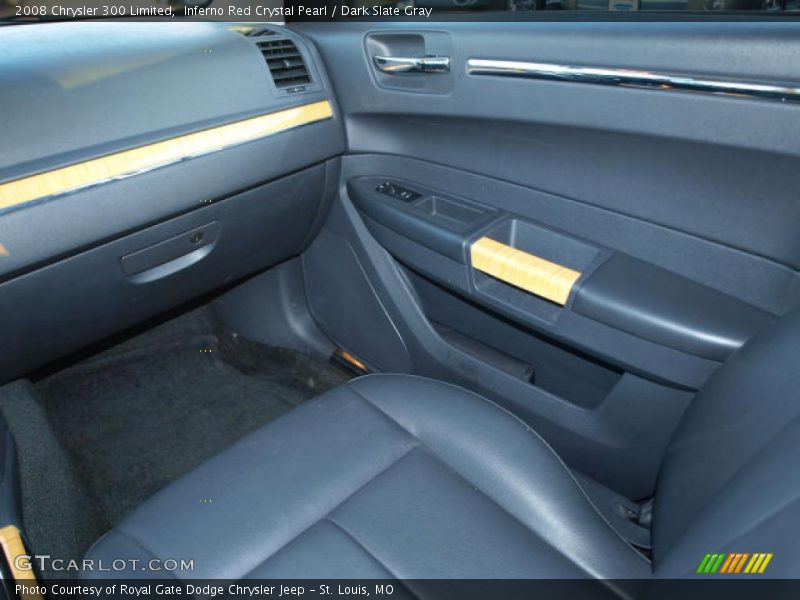 Inferno Red Crystal Pearl / Dark Slate Gray 2008 Chrysler 300 Limited
