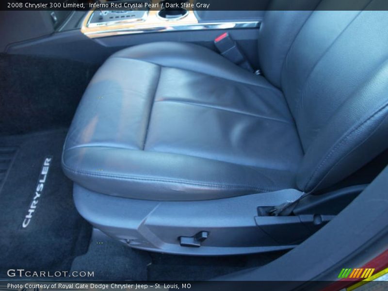 Inferno Red Crystal Pearl / Dark Slate Gray 2008 Chrysler 300 Limited
