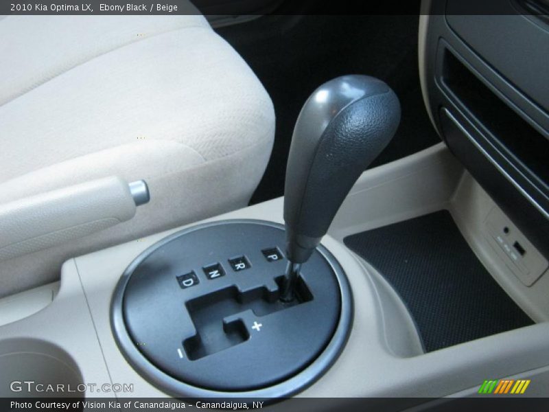 Ebony Black / Beige 2010 Kia Optima LX