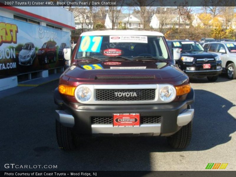 Black Cherry Pearl / Dark Charcoal 2007 Toyota FJ Cruiser 4WD