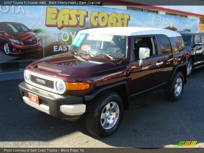 Black Cherry Pearl / Dark Charcoal 2007 Toyota FJ Cruiser 4WD
