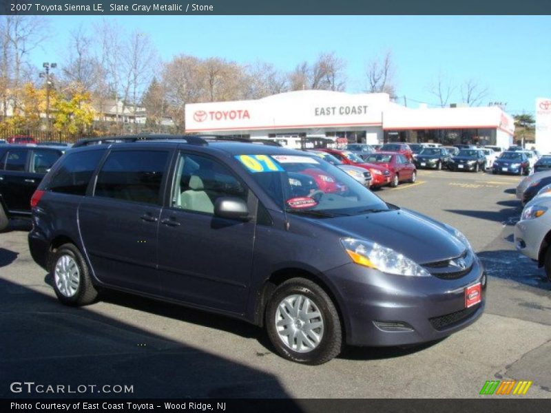 Slate Gray Metallic / Stone 2007 Toyota Sienna LE