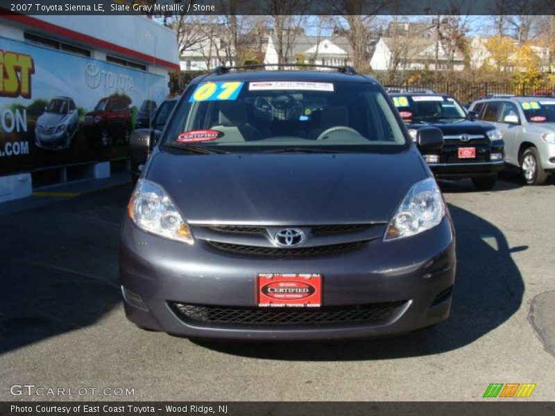 Slate Gray Metallic / Stone 2007 Toyota Sienna LE