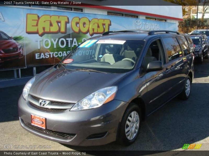 Slate Gray Metallic / Stone 2007 Toyota Sienna LE