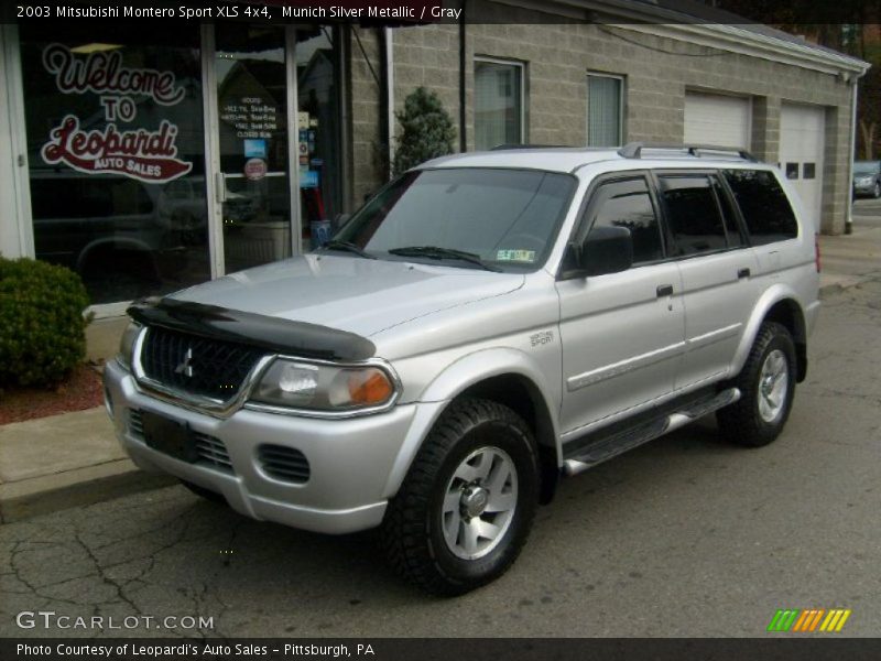 Munich Silver Metallic / Gray 2003 Mitsubishi Montero Sport XLS 4x4