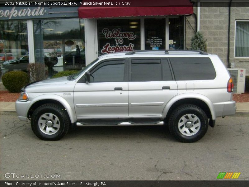 Munich Silver Metallic / Gray 2003 Mitsubishi Montero Sport XLS 4x4