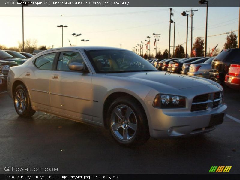 Bright Silver Metallic / Dark/Light Slate Gray 2008 Dodge Charger R/T
