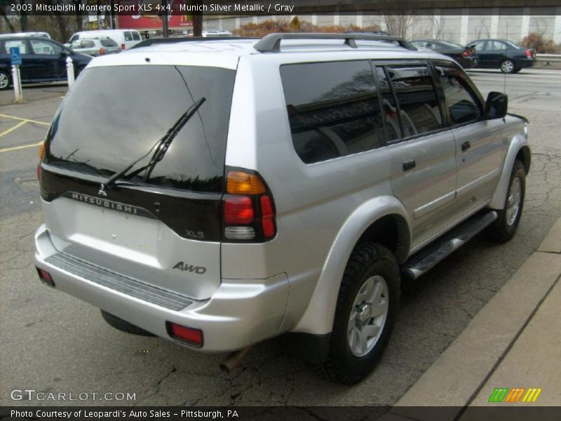 Munich Silver Metallic / Gray 2003 Mitsubishi Montero Sport XLS 4x4