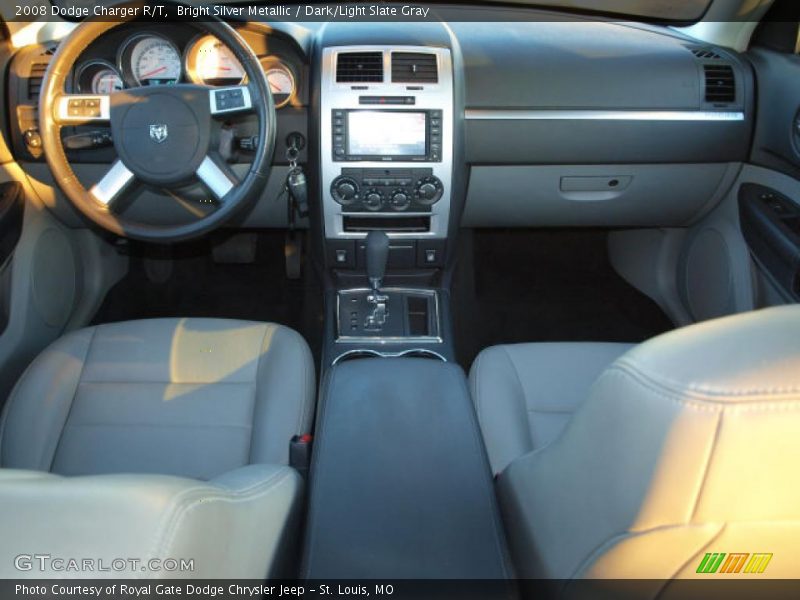 Bright Silver Metallic / Dark/Light Slate Gray 2008 Dodge Charger R/T