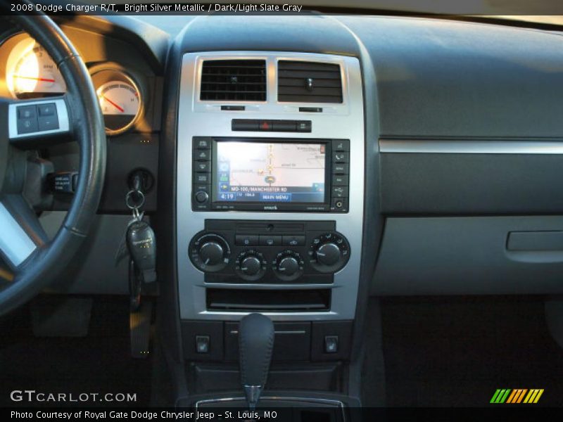 Bright Silver Metallic / Dark/Light Slate Gray 2008 Dodge Charger R/T
