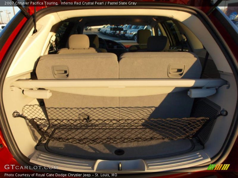 Inferno Red Crystal Pearl / Pastel Slate Gray 2007 Chrysler Pacifica Touring