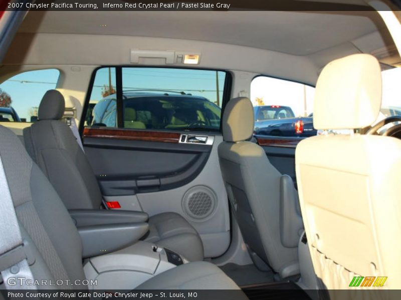 Inferno Red Crystal Pearl / Pastel Slate Gray 2007 Chrysler Pacifica Touring
