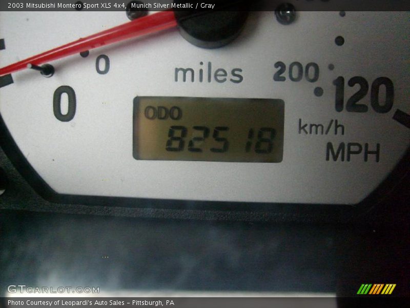 Munich Silver Metallic / Gray 2003 Mitsubishi Montero Sport XLS 4x4