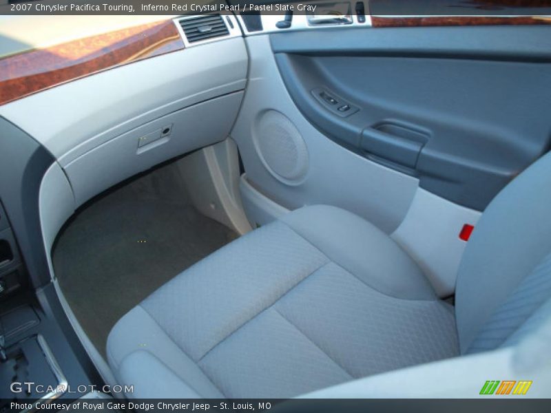 Inferno Red Crystal Pearl / Pastel Slate Gray 2007 Chrysler Pacifica Touring