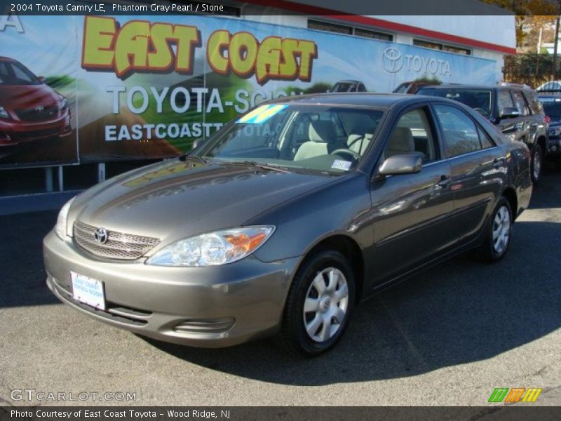 Phantom Gray Pearl / Stone 2004 Toyota Camry LE