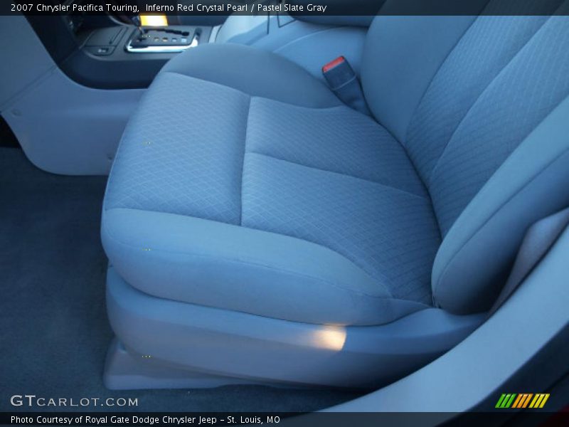 Inferno Red Crystal Pearl / Pastel Slate Gray 2007 Chrysler Pacifica Touring