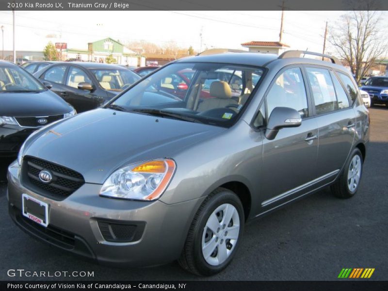 Titanium Gray / Beige 2010 Kia Rondo LX