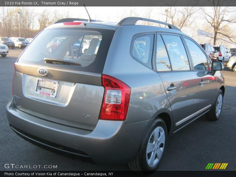 Titanium Gray / Beige 2010 Kia Rondo LX