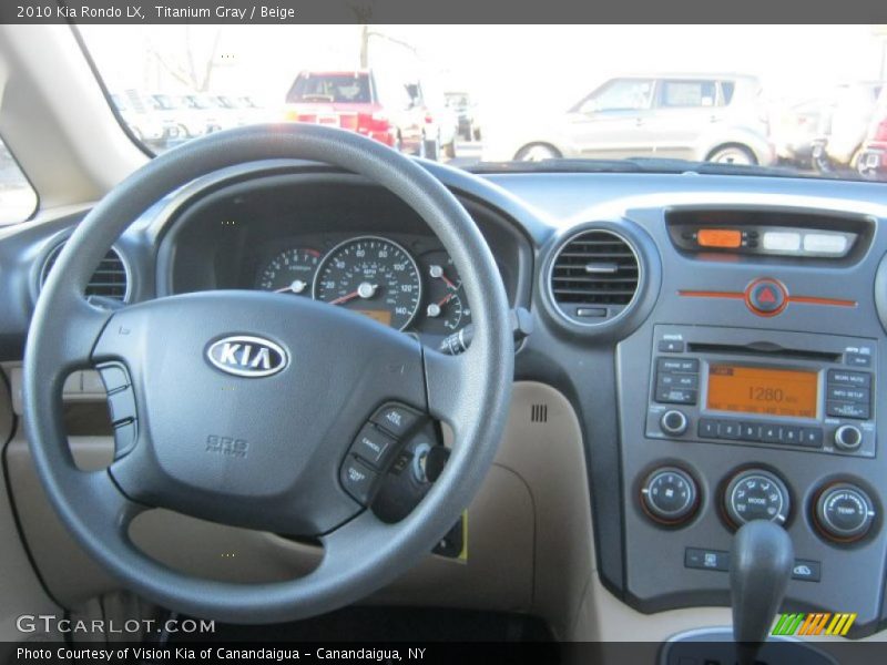 Titanium Gray / Beige 2010 Kia Rondo LX