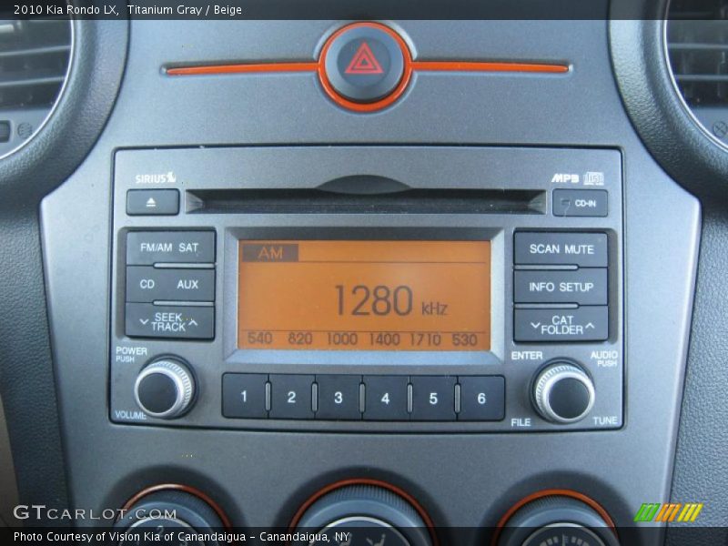 Titanium Gray / Beige 2010 Kia Rondo LX