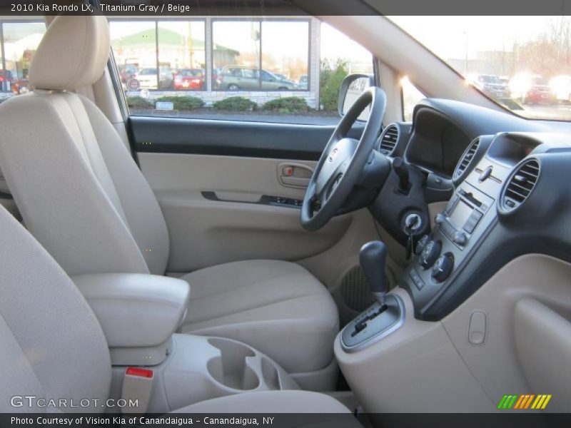 Titanium Gray / Beige 2010 Kia Rondo LX