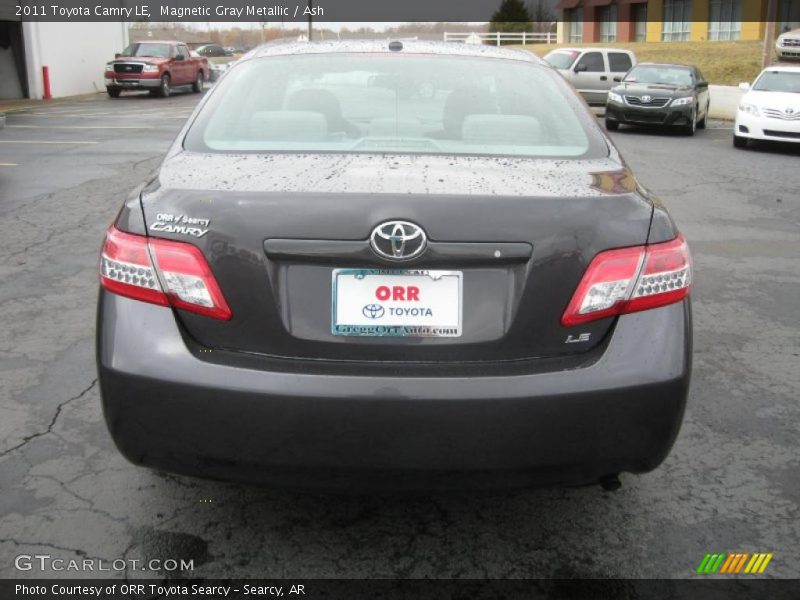 Magnetic Gray Metallic / Ash 2011 Toyota Camry LE